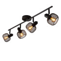 MAREN Ceiling spotlight 4x E14 Black