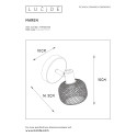 MAREN Wall spotlight E14 Black
