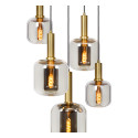 JOANET  Pendant 5xE27 Smoke glass