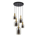 JOANET  Pendant 5xE27 Smoke glass