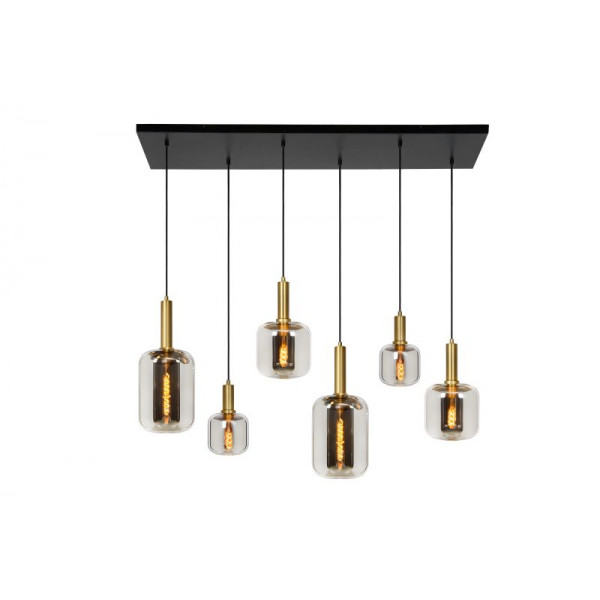 JOANET  Pendant 6xE27 Smoke glass