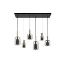 JOANET  Pendant 6xE27 Smoke glass
