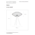 MESH Tablelamp E27/40W Matt gold