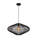 MAGALI Pendant E27/40W Black Rotan