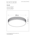 MALIN Ceiling Light Gold