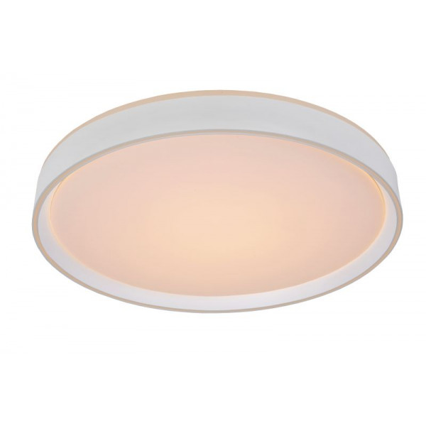 NURIA - Flush ceiling light - Ø 50 cm - LED Dim. - 1x36W 2700K - 3 StepDim - White