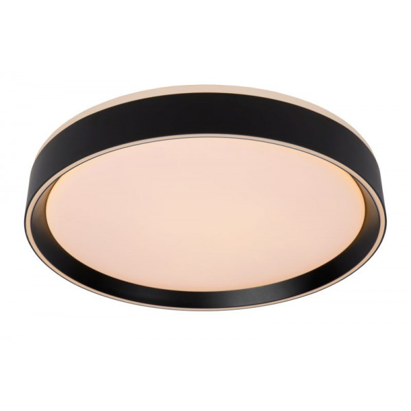 NURIA - Flush ceiling light - Ø 40 cm - LED Dim. - 1x24W 2700K - 3 StepDim - Black