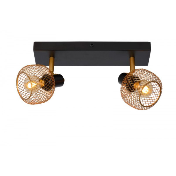 MAREN Ceiling spotlight 2x E14 Gold / Black