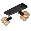 MAREN Ceiling spotlight 2x E14 Gold / Black