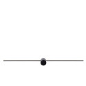 MIZAR Wall Light 90cm LED 10W IP44 Black