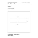 MIZAR Wall Light 90cm LED 10W IP44 Black
