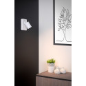 NIGEL Wall spotlight 1xGU10/5W + USB White