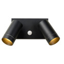 TAYLOR Wall Spot 2xGU10/50W IP44 Black