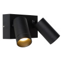 TAYLOR Wall Spot 2xGU10/50W IP44 Black