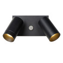 TAYLOR Wall Spot 2xGU10/50W IP44 Black