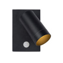 TAYLOR Wall Spot 1xGU10/50W  IP44 Black