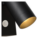 TAYLOR Wall Spot 1xGU10/50W  IP44 Black