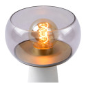FARRIS Table lamp  E27/25W 28cm White/Smoke glass