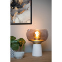 FARRIS Table lamp  E27/25W 28cm White/Smoke glass