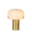 TIMON Table lamp  E14/25W 21cm Matt Gold/Opal