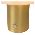 TIMON Table lamp  E14/25W 21cm Matt Gold/Opal