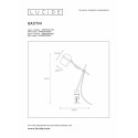 BASTIN Clamp lamp E14 /25W Pink