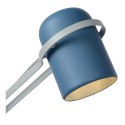 BASTIN - Detská štipcová lampa - 1xE14 - Blue
