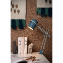 BASTIN - Detská štipcová lampa - 1xE14 - Blue
