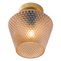 ROSALIND - Flush ceiling light - Ø 21 cm - 1xE27 - Amber