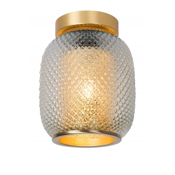 AGATHE Ceiling Light E27/40W Brass / Clear Glass