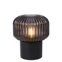 JANY Table lamp E14/40W Black/Smoke glass