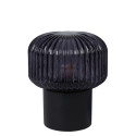 JANY Table lamp E14/40W Black/Smoke glass