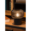 JANY Table lamp E14/40W Black/Smoke glass