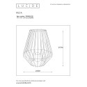 JANY Table lamp E14/40W Black/Smoke glass
