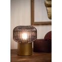 JANY Table lamp E14/40W Matt Gold/Smoke glass