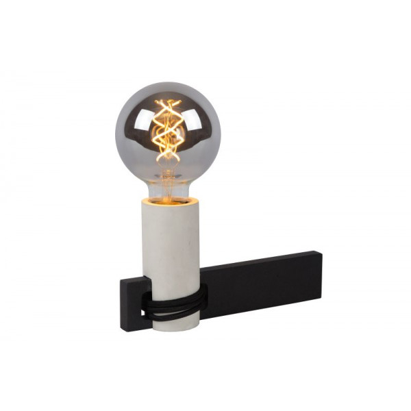 TANNER Table lamp 1x E27 60W H11cm  Black/concrete