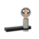 TANNER Wall lamp 1x E27 60W   Black/concrete