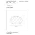 WOLFRAM Ceiling Light E27/40W 