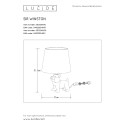 SIR WINSTON Table Lamp E14/40W 31.5H Gold /Black