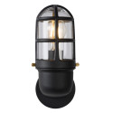DUDLEY Outside Wall Light Down IP44 E27/60W Black