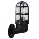 DUDLEY Outside Wall Light Down IP44 E27/60W Black