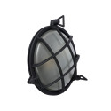 DUDLEY Outside Wall Light Round IP 65 E27/60W Blac
