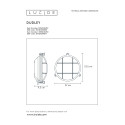 DUDLEY Outside Wall Light Round IP65 E27/60W Mat