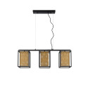 SANSA Pendant 3xE27/40W Black/Gold