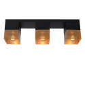 RENATE Ceiling Light  3x E27/40W Black/Gold
