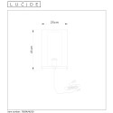 DOUNIA Table lamp  E27/40W H 41cm Matt Black/Smok