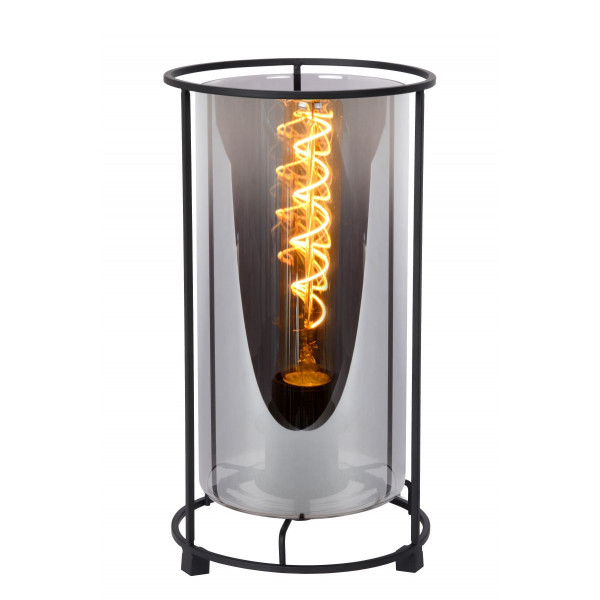 DOUNIA Table lamp  E27/40W H27.5cm Matt Black/Smok