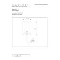 DOUNIA Table lamp  E27/40W H27.5cm Matt Black/Smok