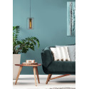 DOUNIA Pendant E27/40W Matt Black/Smoke glass