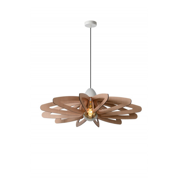 ZIDANE Pendant E27/15W White/Light Wood